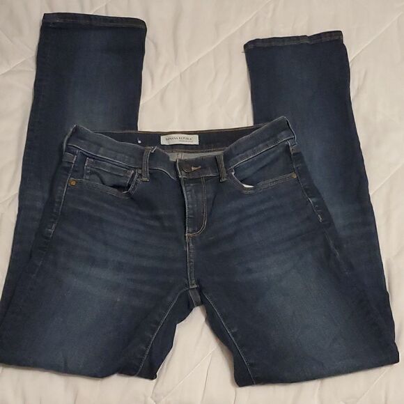 Banana Republic womans straight leg denim jeans, size 26 - Picture 2 of 6